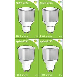 8732 LED 3.5W Cool White Opaque Spot L1/GU10 Cap ( 8722, 2886, 2884 ...