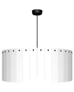 11201 Durham 600mm Woodslat shade in white