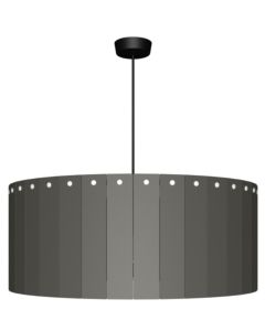 11202 Durham 600mm Woodslat shade in grey