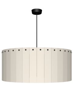 11203 Durham 600mm Woodslat shade in cream