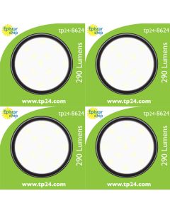 8624 3.5W G40 SMD LED Round Frosted *4 Pack Bundle*