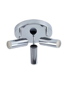 California 3 spot plate in Chrome
