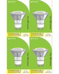 8210 GU10/L1 LED Spot Dimmable *4 Pack Bundle*