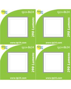 8634 3.5W G40 SMD LED FROSTED SQUARE LAMP *4 Pack Bundle*