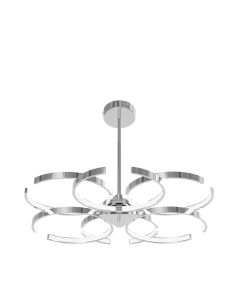 10067 Lexington 2x3 Arm Pendant with open circle lamps