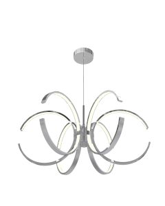 10076 Lexington 6 Arm Suspension Pendant with Open Circles