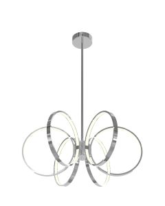 10156 Hudson 6 Arm Pendant with Small Circle arms