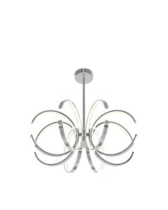 10068 Lexington 8 Arm Pendant with open circle