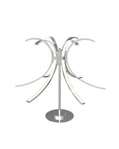 10120 Boulevard 6 Arm Table Lamp with Asymmetric Arm