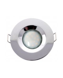 5732 G40 IP65 Downlight Chrome Inc 8624 Frosted Lamps *6 Pack Bundle*