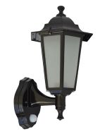 Hanoi L1 Outdoor Coach Light in Black with PIR Sensor