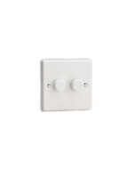 8102 Varilight Double white dimmer switch 2 way