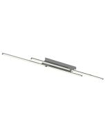 11342 Ridgewood Rectangle 2 way Flush plate with long straight Mid Lamps