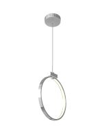 10161 Hudson Single Suspension Pendant with Small Circle Lamp