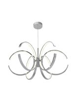 10076 Lexington 6 Arm Suspension Pendant with Open Circles
