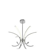 10126 Boulevard 6 Arm Pendant Asymmetric C Arms