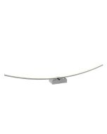 10250 Parkside Table Lamp with small chrome base and arc lamp
