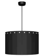 11100 Cambridge 400mm dia shade with black woodslats