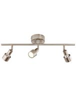 Valletta 3 Spot Bar Satin Silver