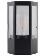 3282 Juba Outdoor Flush Wall Light in Black