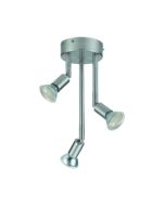 Texas 3 Spot Plate in Satin Silver