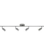 Tennessee 4 Spot Bar in Satin Silver