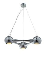 Perivale Suspension 3 Way Triangle in Chrome