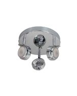 Redbridge 3 Spot Plate in Chrome