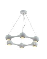 Perivale 6 Way Ring Suspension in White