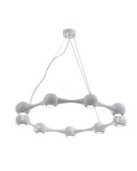 Perivale 9 Way Suspension Ring in Matt White