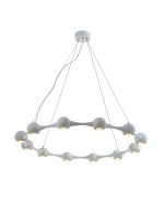 Perivale 12 Way Suspension Ring in Matt White