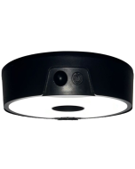 7752 Rydal Solar, PIR sensor Wall Light in Black