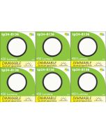 8136 G40 SMD 5W Round Frosted Dimmable 4000K (daylight) *6 Pack Bundle*