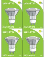 8713 LED 3.5W Clear Spot L1/GU10 Cap (2882 & 2880 Replacement) 4000K *4 Pack Bundle*