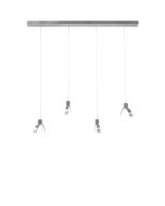 10254 Parkside 4 Bar Suspension with Arc Lamps
