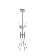 10256 Parkside 6 Arm Pendant with Arc Lamps