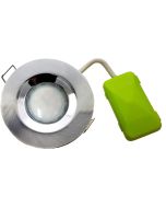 5749 G40 IP65 Downlight Earthed Model Satin Silver Inc Frosted 8624 3.5W Lamps *4 Pack Bundle*