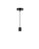 1812 Derby 300mm E27 Black Pendant