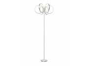 10159 Hudson 6 Arm Floor Lamp with Small Circle Arms