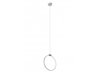 10191 Washington Single Suspension Pendant with Medium Circle Lamp