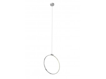 10221 Arlington Single Suspension Pendant with Large Circle Lamp