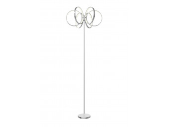 10159 Hudson 6 Arm Floor Lamp with Small Circle Arms
