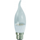 3776 LED 4W Clear Candle Tip BC/B22 Cap