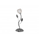 Covent Garden Table Lamp in Chrome with Glass Shade