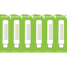 8600 L1/GU10 Tube Lamp LED 3.5w Clear Glass (2896 and 2317 replacement) *6 Pack Bundle*