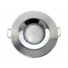 5769 G40 IP65 Downlight Satin Silver Inc 5W 4000K Dimmable Daylight Lamp