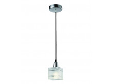 Acton Suspension Pendant with Black Cable Glass Shade