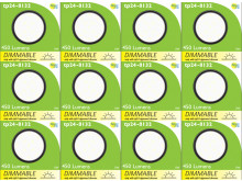 8136 G40 SMD 5W Round Frosted Dimmable 4000K (daylight) *12 Pack Bundle*