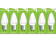 8159 L1 Clear 4W Candle Dimmable *6 Pack Bundle*