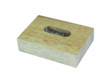 G30 Rectangular table base in Natural wood